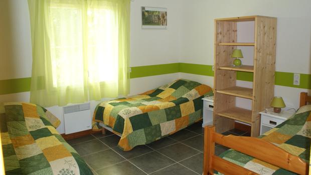 La Grange gîte accessible : chambre pour 3 à 4 personnes