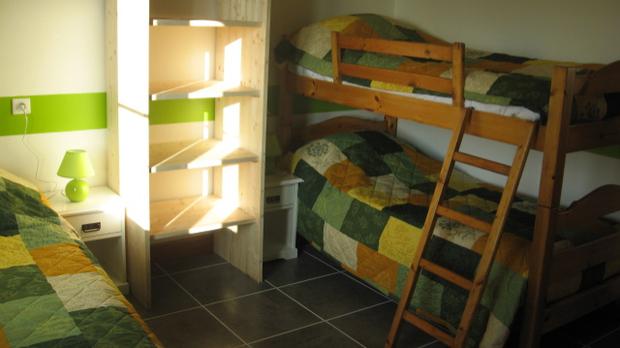 La Grange gîte accessible : chambre pour 3 à 4 personnes